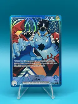 One Piece Jinbe (OP14-040) (Alternate Art) Leader The Azure Sea's Seven - Image 3