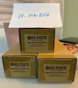 ONE PIECE TCG 2nd Anniversary Set NEW Sealed English Version - LUFFY SEC - Image 1