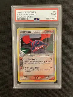 Pokemon Card EX Delta Species Holo Salamence 14/113 PSA 9 MINT - Image 1