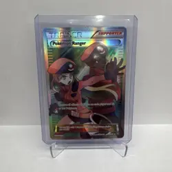 Pokemon Ranger 113/114 Ultra Rare Full Art Holo XY Steam Siege English TCG Card - Image 1