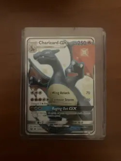 Pokemon TCG Shiny Charizard GX Full Art Holo Card - Image 1