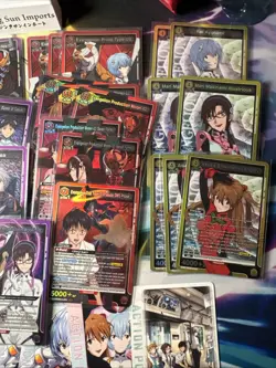 Evangelion New Theatrical Edition Union Arena English 38 SR + AP Card Lot - Image 3