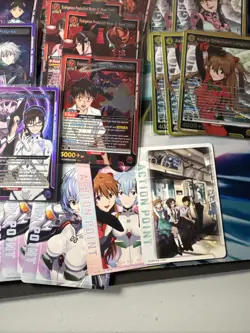 Evangelion New Theatrical Edition Union Arena English 38 SR + AP Card Lot - Image 4