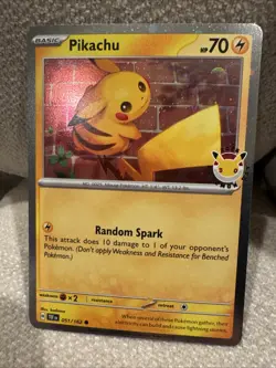 Pokemon TCG: Pikachu 51 Pokemon Day 2026 Collection Card NM - Image 1