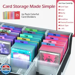 ENTUMO 4-Row【3200+】 Trading Card Storage Box, Card Organizer Hold - Image 4