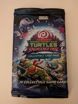 TMNT Splintered Fate Collectible Card Pack 10 Cards Sealed - Image 1