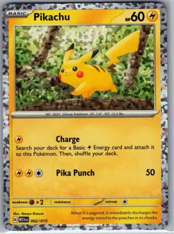 Pikachu 002/015 Holo McDonald's Promos 2024 - Pokemon Card - NM - Image 1