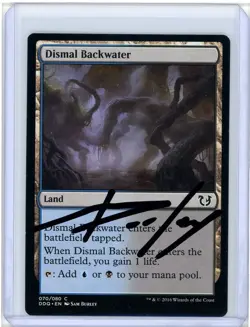 Dismal Backwater Duel Decks: Blessed vs. Cursed Signed Artist Proof MTG - Image 1