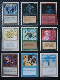 MTG 4th Fourth Edition Lot of 9 LP Vintage - Image 1