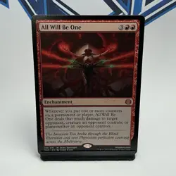 Magic: The Gathering All Will Be One Enchantment Red Mythic Phyrexia 118 Regular - Image 1