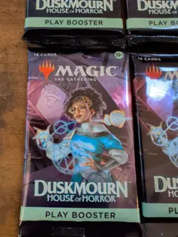 MtG - Duskmourn - Lot Of 4 House Of Horror Play Booster Packs - Image 2