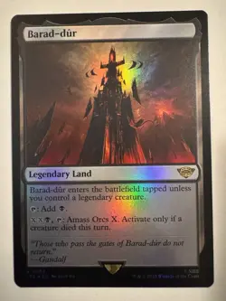 Magic the Gathering - Barad-Dur 2023 253 Rare Foil - Image 1