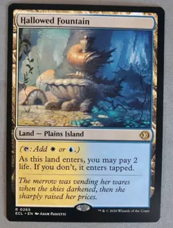MTG x1 Hallowed Fountain R Lorwyn Eclipsed M/NM, English - Image 1