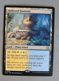 MTG x1 Hallowed Fountain R Lorwyn Eclipsed M/NM, English - Image 2
