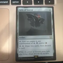 Relic of Sauron Commander: the Lord of the Rings Regular Mtg - Image 1