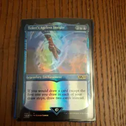 1x Teferi's Ageless Insight - Foil - Showcase Moderate Play MTG Magic - Image 1