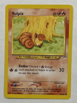 Vulpix - 91/105 - Neo Destiny Pokemon TCG Card 1995-2000 - Image 1