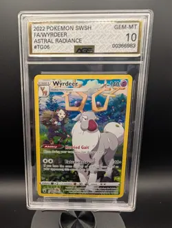 Pokemon Astral Radiance Wyrdeer TG06/TG30 Full-Art Rare Trainer Gallery AGS 10 - Image 1