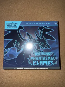 Pokemon Phantasmal Flames Elite Trainer Box Factory Sealed ETB Mega Evolution - Image 1