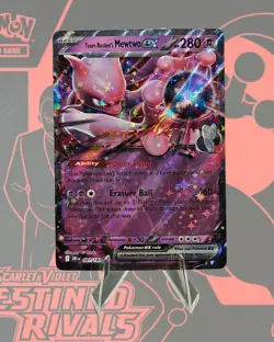 Team Rocket's Mewtwo ex 081/182 Sv10: Destined Rivals Holo Free Shipping Pokemon - Image 1