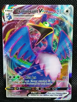 Cramorant Vmax 055/072 Shining Fates Full Art Ultra Rare Pokemon — NM MINT FRESH - Image 1