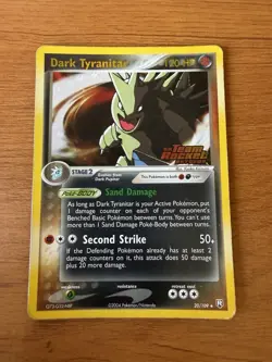 Pokemon TCG -Dark Tyranitar 20/109 - EX Team Rocket Returns Holo Rare - Image 1