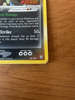 Pokemon TCG -Dark Tyranitar 20/109 - EX Team Rocket Returns Holo Rare - Image 3