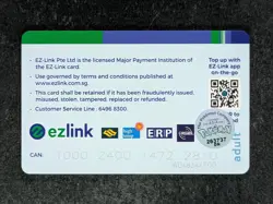 2024 Pokemon Center SINGAPORE 5TH ANNIVERSARY Limited EZ-Link Card #263737DN - Image 3