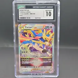 Pokemon Zacian VSTAR 096/159 Crown Zenith Ultra Rare Holo CGC 10 - Image 1
