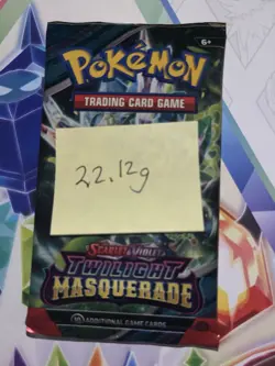 (VERY HEAVY) 22.12g Pokemon TCG Twilight Masquerade Booster Pack (SEALED)✅ - Image 2