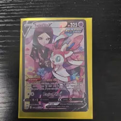 Pokemon Sylveon V Rapid Strike Ultra Rare Holo TG14/TG30 Brilliant Stars - Image 1