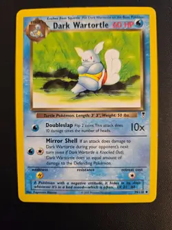 Dark Wartortle 39/110 Legendary Collection, Uncommon 2002 Pokemon/Nintendo, EX - Image 1