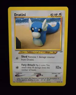 Pokemon TCG - DRATINI - 63/105 - UNLIMITED - NEO DESTINY (2002) - WOTC - LP - Image 1