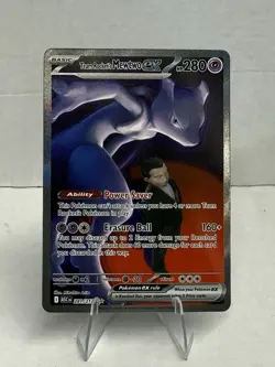 Pokemon Team Rocket's Mewtwo EX 281/217 ASC Illustration Rare Holo - Image 1