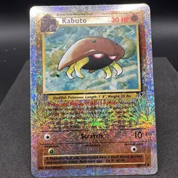Pokemon Kabuto Reverse Holo Legendary Collection 48/110 PRINT LINE - Image 2