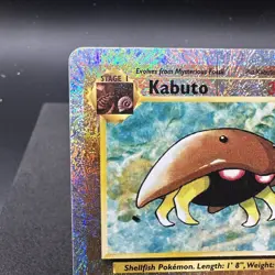 Pokemon Kabuto Reverse Holo Legendary Collection 48/110 PRINT LINE - Image 3