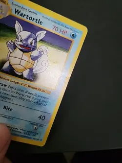 Dmg Wartortle 1999 Pokemon Game Shadowless Base Set #42/102 - Image 4