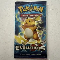 Pokemon TCG XY Evolutions Booster Pack Raichu Art - New Sealed 🔥 - Image 1
