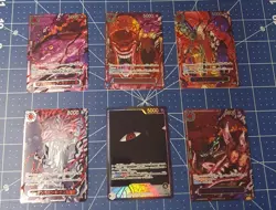 Five Elders Alt Art Red Text Set Carrying on His Will One Piece Card Japanese - Image 1