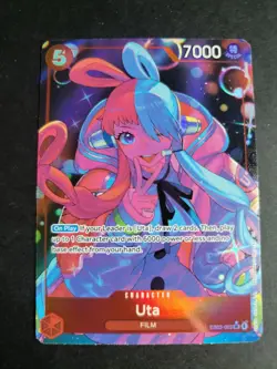 Uta (Alternate Art) EB03-003 Super Rare One Piece Extra Booster Heroines - Image 1