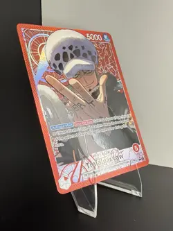 Trafalgar Law - OP14-001 (Alternate Art) OP14-001 The Azure Sea's Seven Foil - Image 3