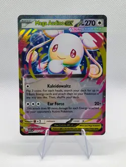 Mega Audino Ex 172/217 Holo Ultra Rare Pokemon Card Near Mint NM English - Image 1