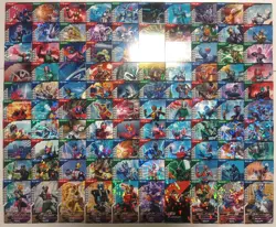 Lot of 100 Japanese Kamen Rider Battle: GANBA LEGENDS Normal & Rare Card Set - Image 1