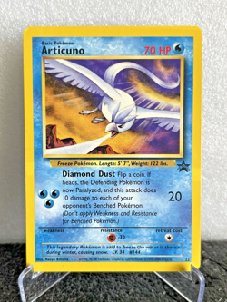 Articuno Promo 22 Pokemon Card WOTC Black Star 2000 Strong LP - Image 1