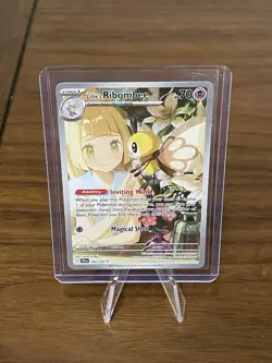 Pokemon TCG Lillie's Ribombee Card Journey Together Illustration, 164/159 - Image 1
