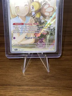 Pokemon TCG Lillie's Ribombee Card Journey Together Illustration, 164/159 - Image 4