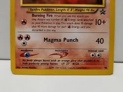 Pokemon TCG Card Game Magmar #44 Black Star Promo Card Unplayed - Image 3