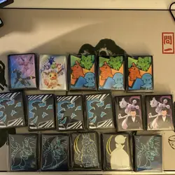 Lot of Pokemon Elite Trainer Box ETB Trading Card Sleeves - Image 1
