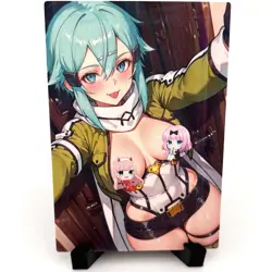 Sword Art Online Asada Shino Sexy Anime Waifu Girl Lewd Goddess Story Art Card - Image 1