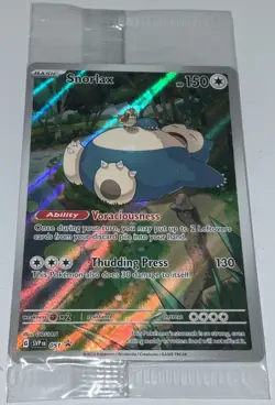 Sealed New Snorlax 051 Sv: Scarlet & Violet Promo Cards Holo - Image 1